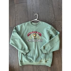 Croft & Barrow World's Best Grandpa Crewneck